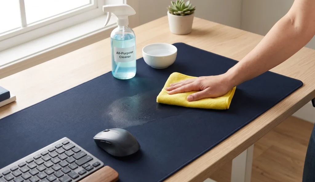 How to Properly Clean a Desk Mat
